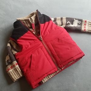 Red Puffy Vest
